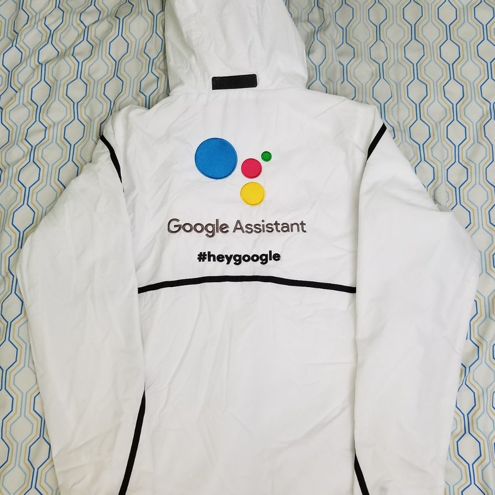 Google Assistant Employee Jacket Coat Tech Logo View 2